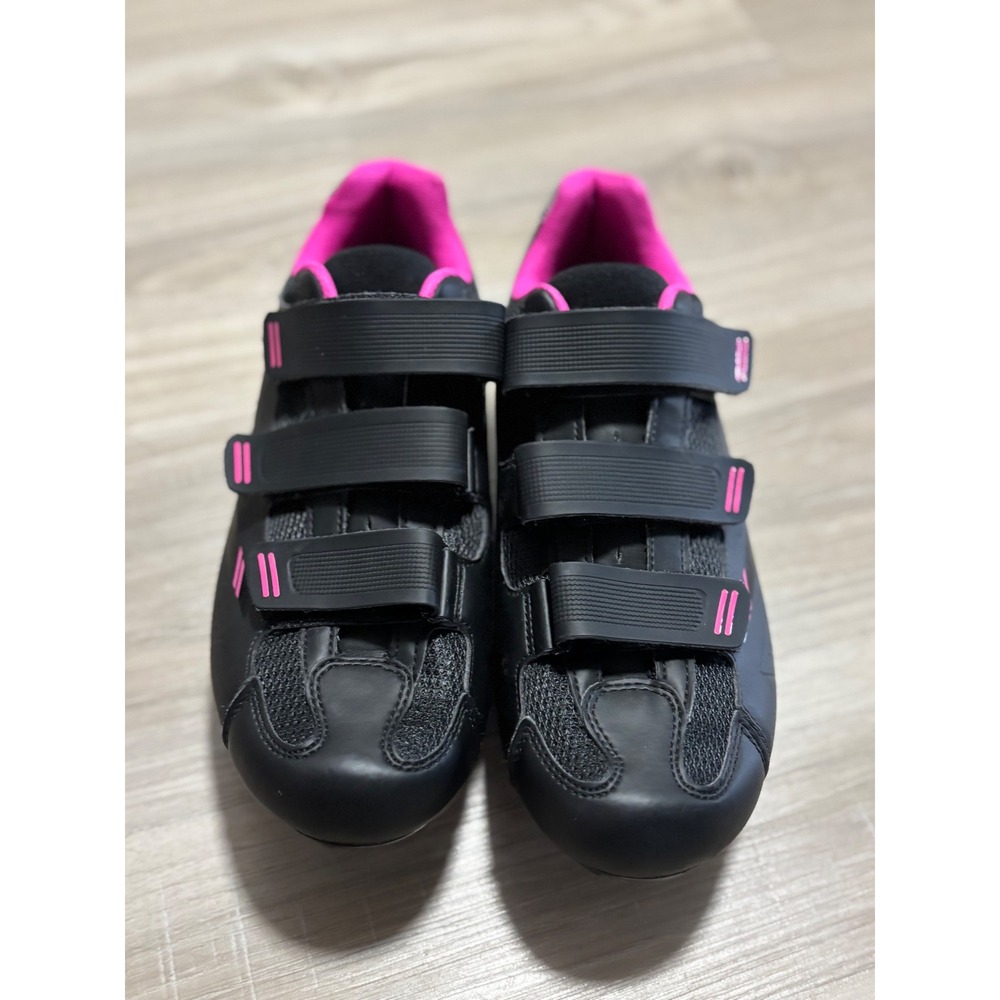 Tommaso W. Pista 100 Womens Cycling Shoes Black Pink Size 10 US 41 EUR Cleats